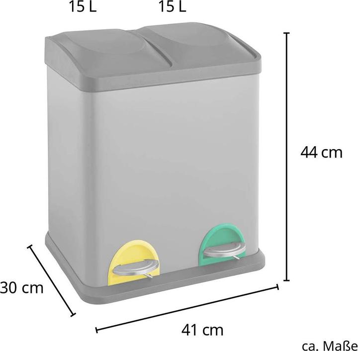Image du produit Svita TC2X15 Seau 30 litres Gris (30 l)