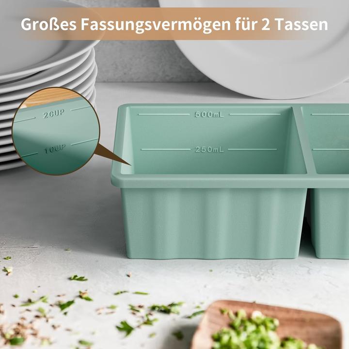 Produktbild 2er-Set Gefrierform-Set mit Deckel (0.50 l)