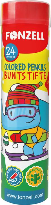 Produktbild Fonzell Farbstifte in Zylinderetui (24x)
