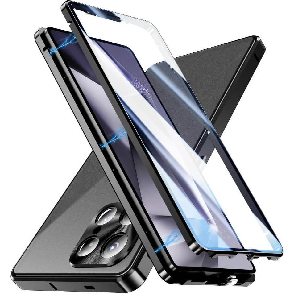 Thumbnail - Cover-Discount Galaxy S25 Ultra - Magnetische 360° Premium Schutzhülle mit Panzerglas (Samsung Galaxy S25 Ultra), Smartp...