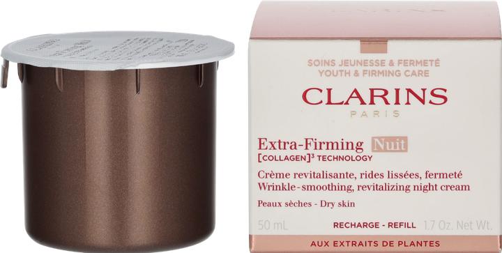 Produktbild Clarins Extra-Firming Nuit (COLLAGEN)³ TECHNOLOGY Crème Peaux sèches Refill (50 ml, Nachtcreme)