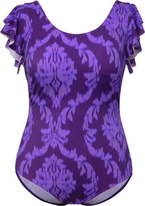 Produktbild Ulla Popken Badeanzug, Ornamente, Volant-Schultern, Softcups (50)