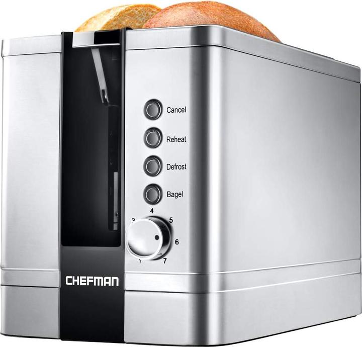 Actual product image Chefman Stainless steel toaster
