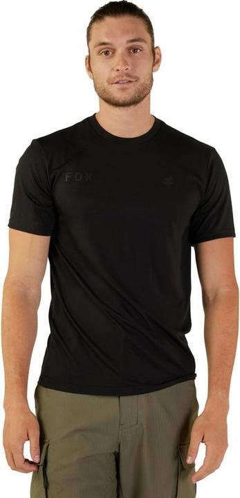 Actual product image Fox Tee 23 Wordmark Ss Tech Blk M (M)