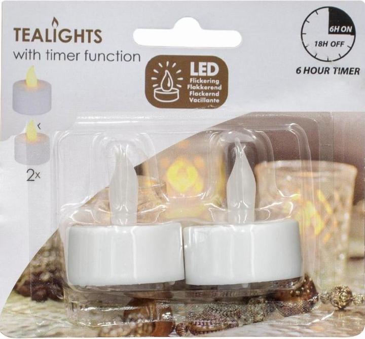 Produktbild G. Wurm LED Teelichte mit Timer (2x)