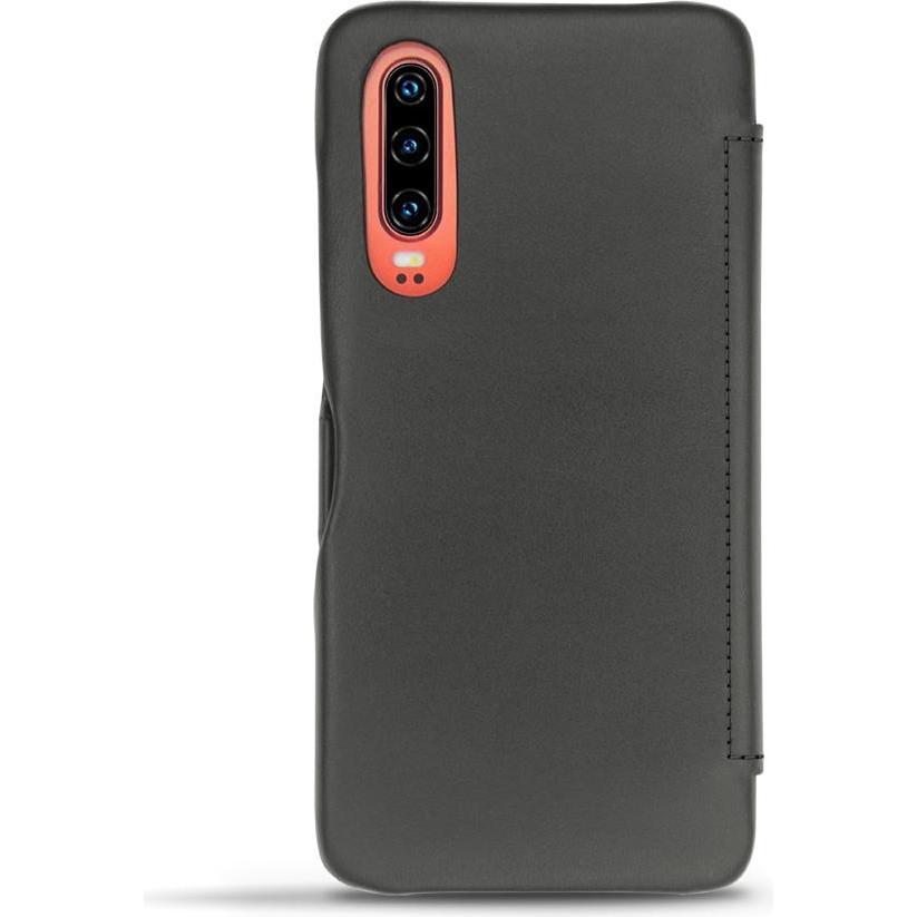 Thumbnail - Noreve Lederschutzhülle horizontal (Huawei P30), Smartphone Hülle, Violett