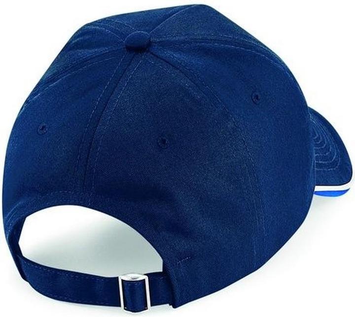 Actual product image Beechfield Adults Unisex Authentic 5 Panel Piped Peak Cap