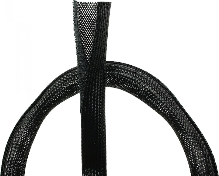 Actual product image LogiLink Cable bundle fabric conduit, black (180 cm)