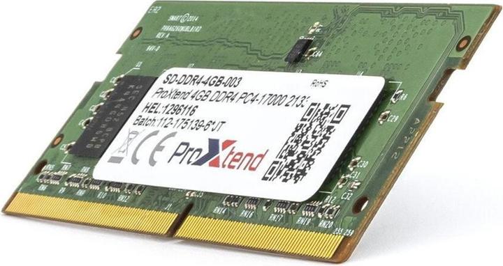 Produktbild ProXtend SD-DDR4-4GB-003 Speichermodul 2133 MHz (1 x 4GB, 2133 MHz, DDR4-RAM, SO-DIMM)