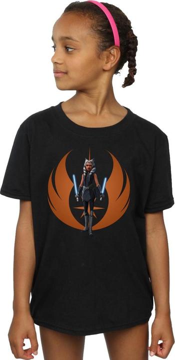 Produktbild Star Wars Clone Wars Ahsoka Rebel Pose TShirt Mädchen (152, 158)