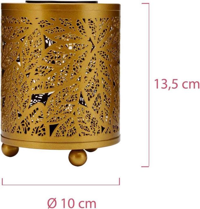 Immagine prodotto Pauleen Lanterna solare Sunshine Romance, oro