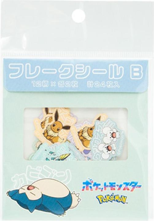 Produktbild Pokémon Showa Note Center Flake Stickers B