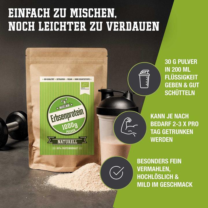 Actual product image Maskelmän Pea protein (Peas, Natural, 1 x, 1000 g)
