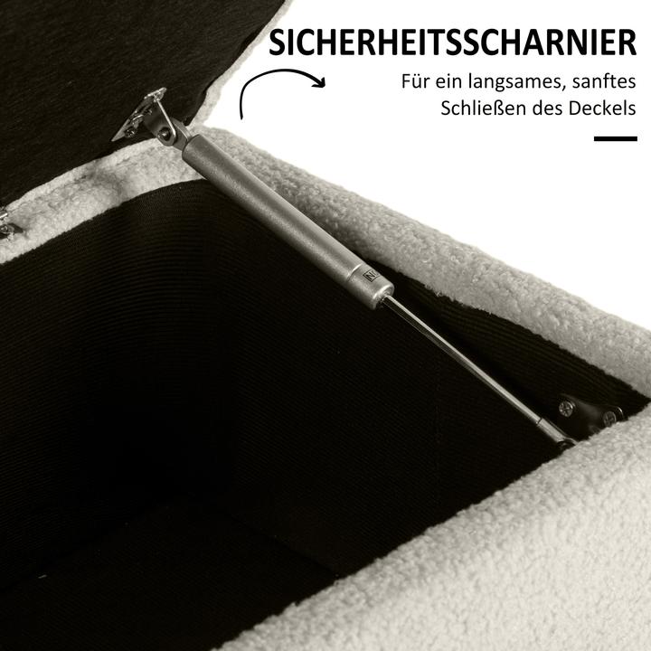 Image du produit Homcom Banc avec espace de rangement (95 cm)