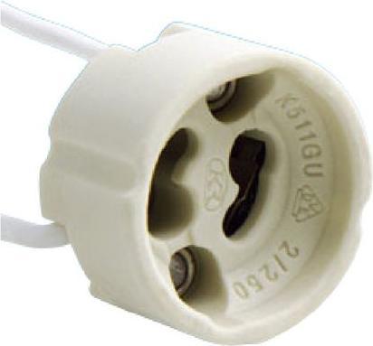 Actual product image Bailey Lights Socket GU10 2A 250V ceramic white