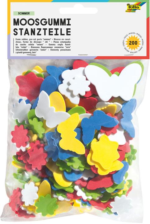 Produktbild Folia Moosgummi-Stanzteile Blumen & Schm.