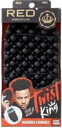 Produktbild RED by Kiss Bow Wow X Twist King Premium Luxury Twist Styler Brush Durable Washable Afro Curl Sponge