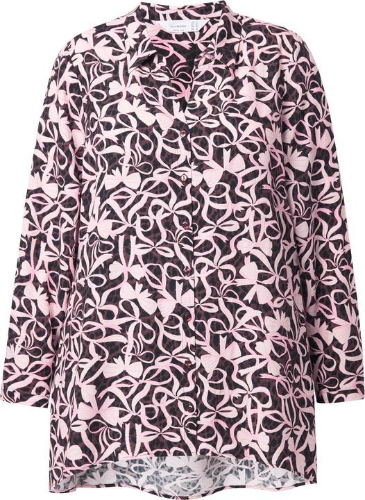Actual product image Miamoda Long-Sleeve A-Line Floral Print Blouse (44)
