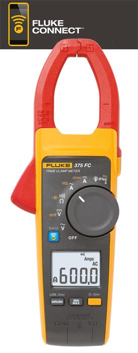 Image du produit Fluke Multimètre manuel, pince ampèremétrique di (CAT III 1000V, CAT IV 600V, Multimètre portable)