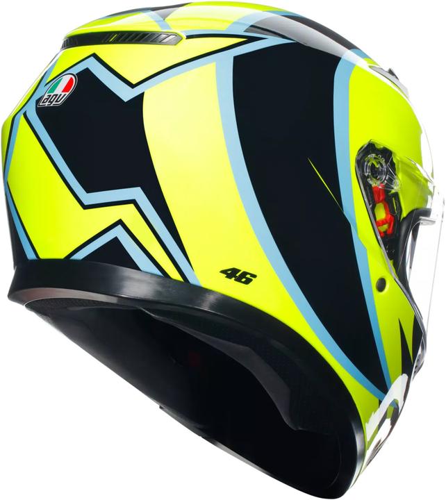 Actual product image AGV Casque intégral K-3 Rossi WT Phillip Island 2008 (53 - 54 cm, XS)