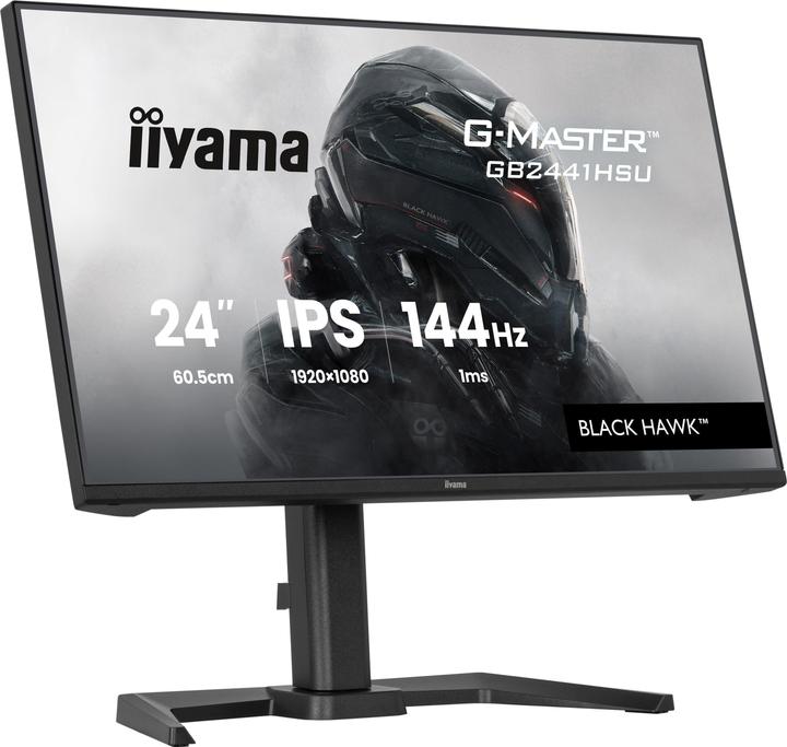 Actual product image iiyama 60.5cm (23.8") GB2441HSU-B1 16:9 HDMI+DP+2xUSB (1920 x 1080 pixels, 23.80")