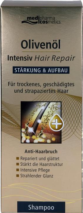Produktbild Medipharma cosmetics Olivenöl Intensiv Hair Repair Shampoo, 200 ml Shampoo (200 ml, Flüssiges Shampoo)