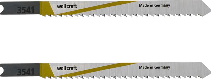 Produktbild wolfcraft 2 Stichsägeblätter HCS L=100mm U-Schaft