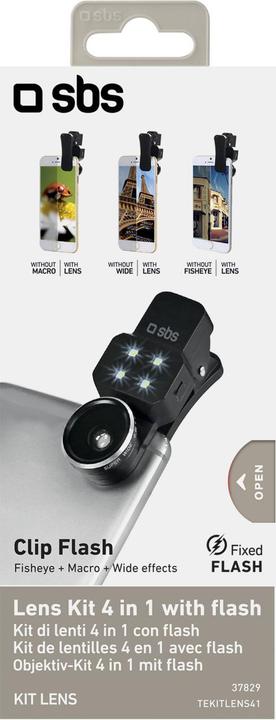 Actual product image SBS 4-in-1 lens kit