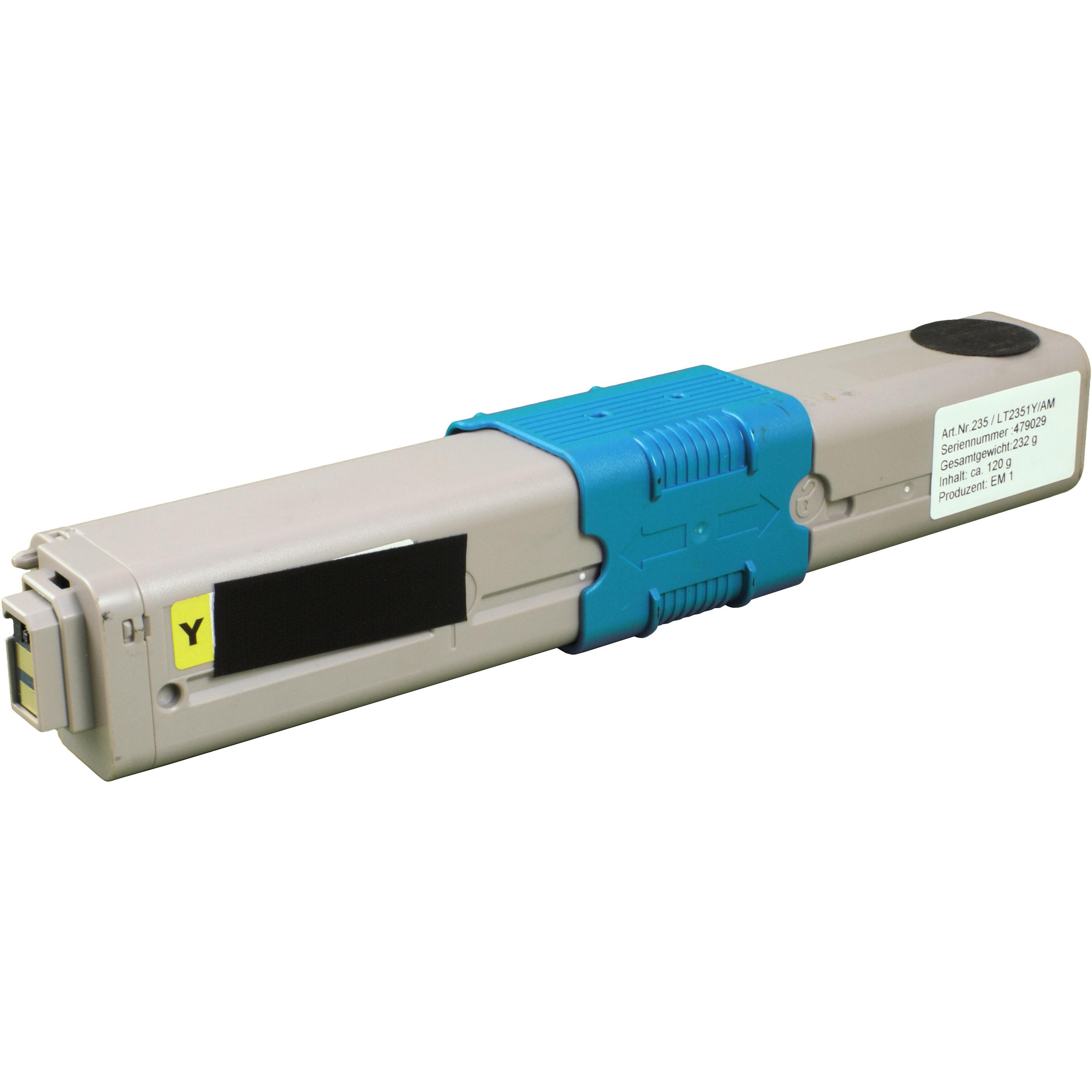 Ampertec, Toner, Toner ersetzt Oki 44469704 yellow (Y)