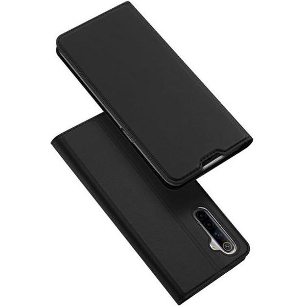 Dux Ducis Skin Pro Series Bookcover (Realme 6 Pro), Smartphone Hülle, Schwarz