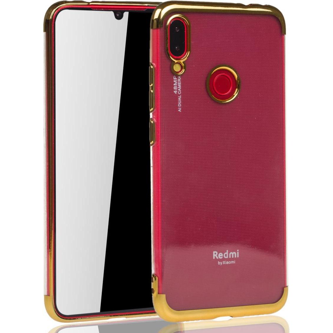 Thumbnail - König Design Xiaomi Redmi Note 7 Pro Hülle Case Handy Cover Schutz Tasche Schutzhülle Gold (Xiaomi Redmi Note 7 Pro, Xia...