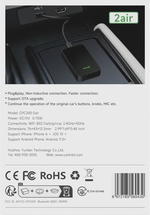 Produktbild Carlinkit 5.0 CPC200-2air