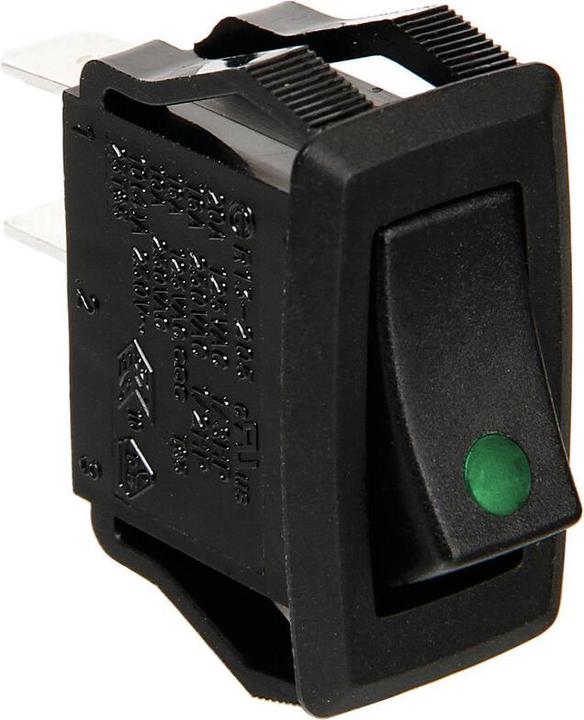 Produktbild Lampa Schalter mit LED - 12/24V - Grün