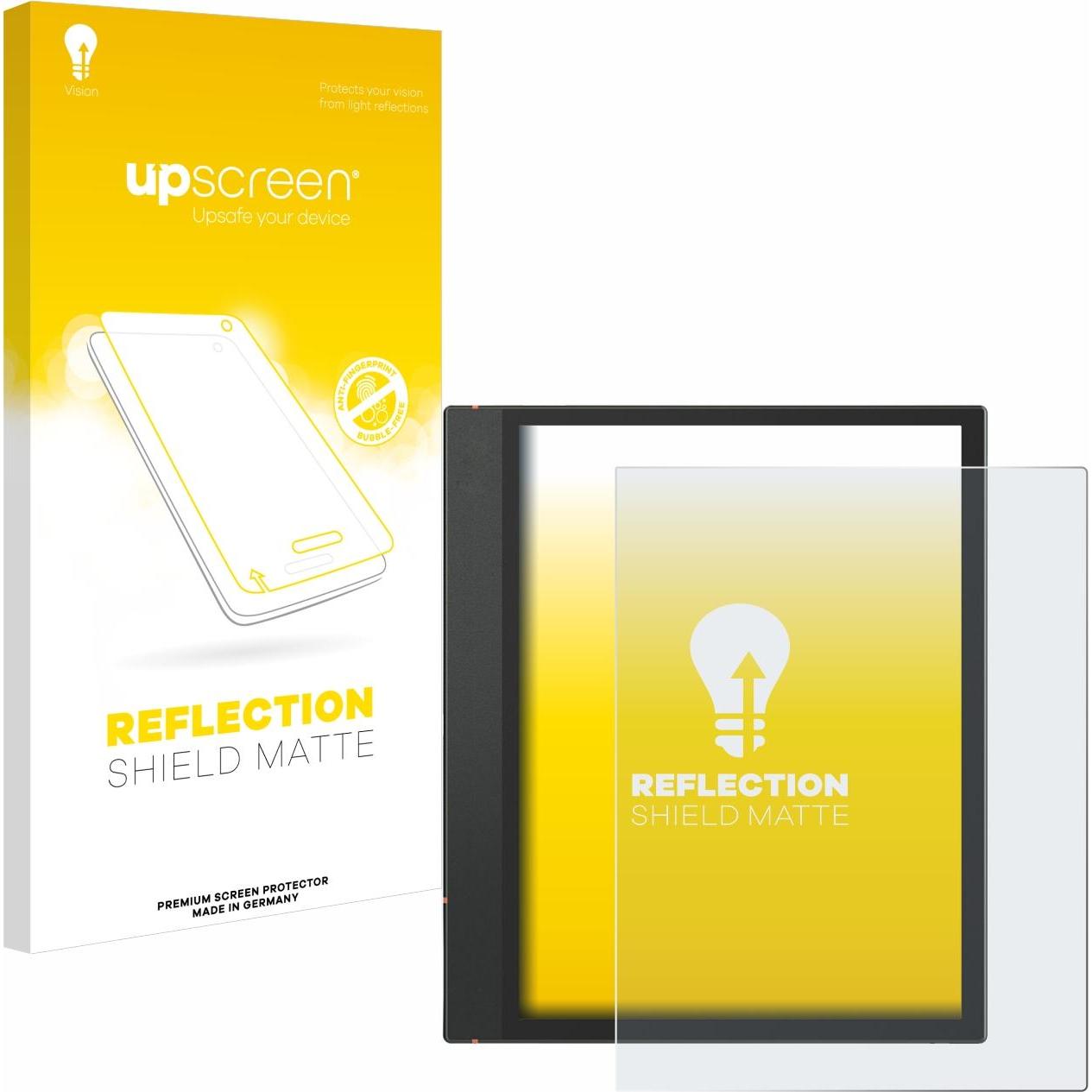 upscreen Reflection Shield Displayschutz Matt, eReader Zubehör, Grau