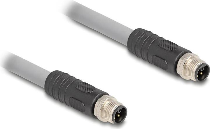 Productafbeelding Delock M12 kabel L-gecodeerde 5-polige stekker naar stekker PUR schl