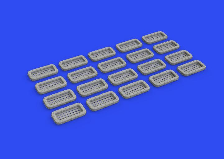 Produktbild Eduard Balsa life raft PRINT 1/350 for