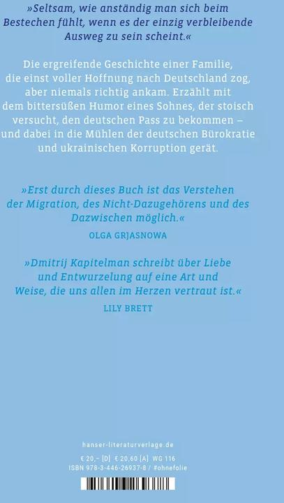 Image du produit Eine Formalie in Kiew (Allemand, Dmitry Kapitman, 2021)