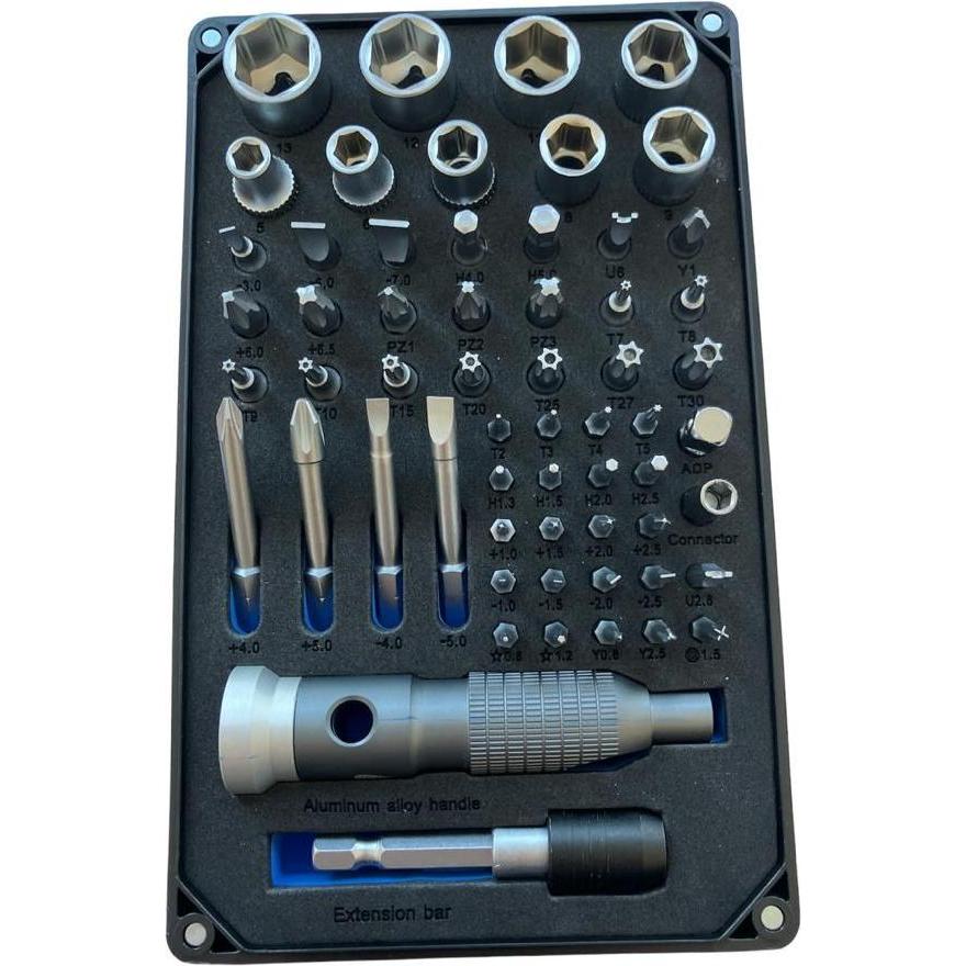 Thumbnail - Allnet Tools Schraubenzieher Set, Hochwertiges Toolkit/Werkzeug 60 Teile, Schraubenzieher