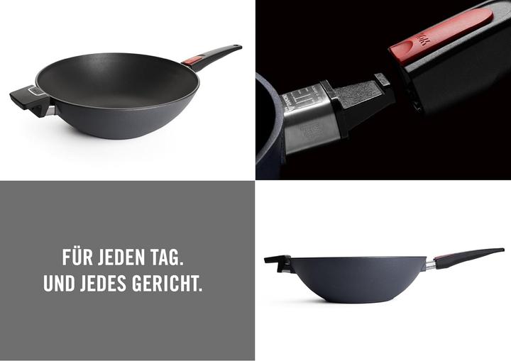 Productafbeelding Woll Wokpan 11034DPSL Diamant Lite Gietijzer (Koekenpan, Gegoten aluminium, 34 x 11 cm)