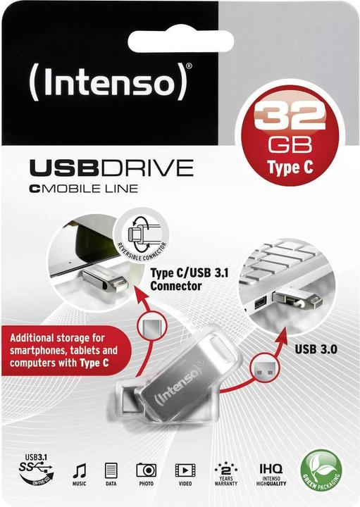 Image du produit Intenso Ligne cMobile (32 Go, USB-A)