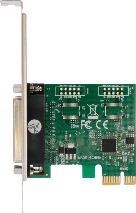 Produktbild Exsys PCIe-Karte 2P Parallel EPP/ECP inkl.LowProfilB?gel,ASIX Chipsatz
