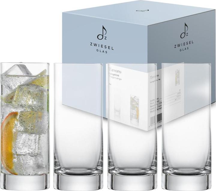 Image du produit Zwiesel Gobelet à long drink Tavoro 347ml H15,6cm Ø6,2cm (3.47 dl, 4x, Verres à long drink)