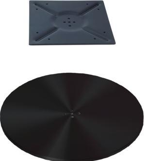 Actual product image Werkstarck Bodenplatte anthrazit 590 inkl. Anschrau