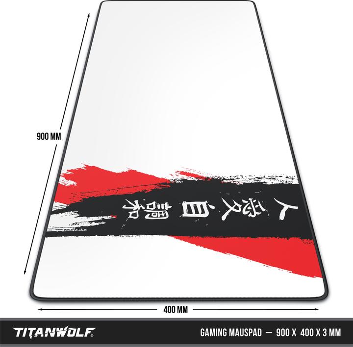 Actual product image Titanwolf Gaming Mauspad (XXL)