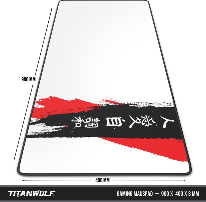 Actual product image Titanwolf Gaming Mauspad (XXL)