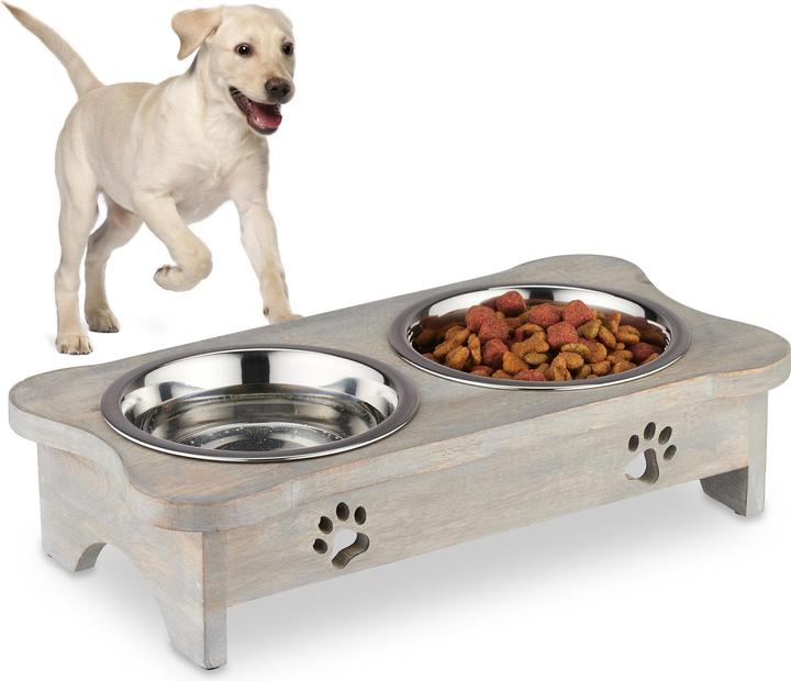 Image du produit Relaxdays Station d'alimentation pour chiens (0.75 l)