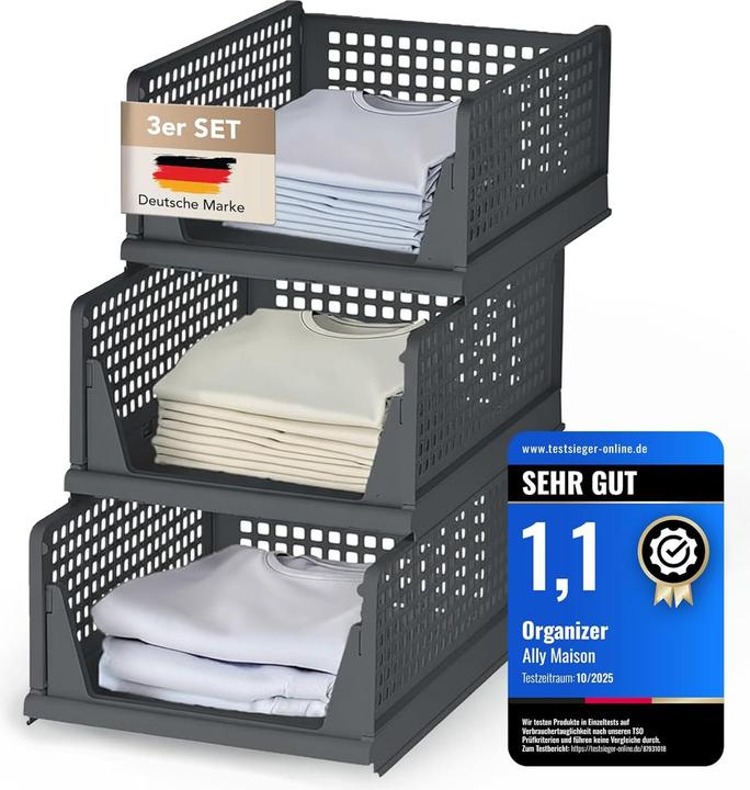 Produktbild Ally Maison 3er-Set Schrank-Organizer (3x)