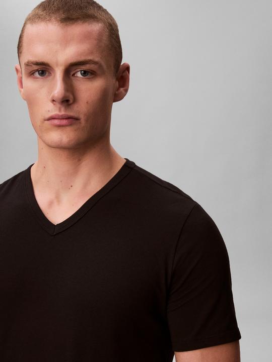 Produktbild Calvin Klein Herren 3er Pack Kurzarm V-Ausschnitt (XXL)