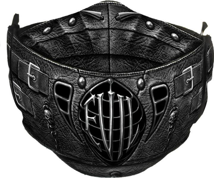 Actual product image Spiral Evil Face Mask