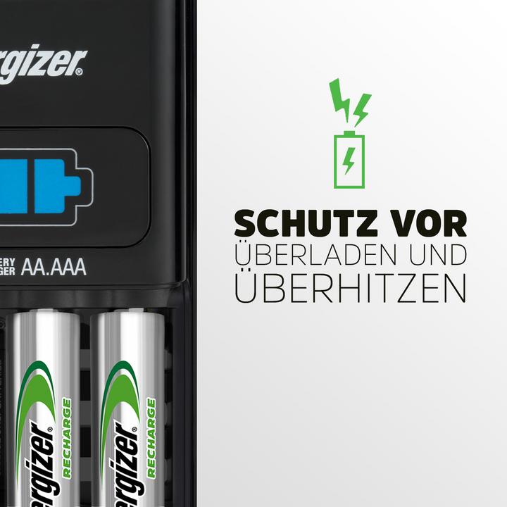 Image du produit Energizer Recharge 1 heure (4 pcs, AA, AAA, 2300 mAh, Piles rechargeables + chargeur)